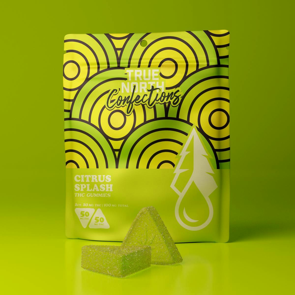 True North Collective MI - True North Collective | Citrus Splash Gummies | 100mg | 2ct | 50mg/ea - 1