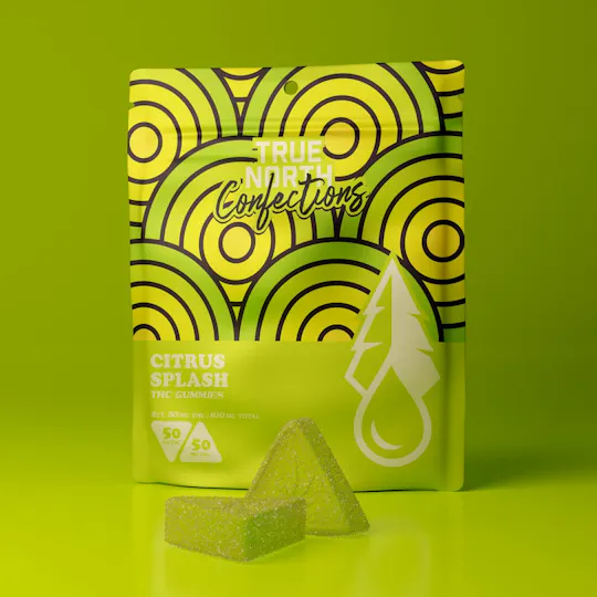 True North Collective MI - True North Collective | Citrus Splash Gummies | 100mg | 2ct | 50mg/ea - 1