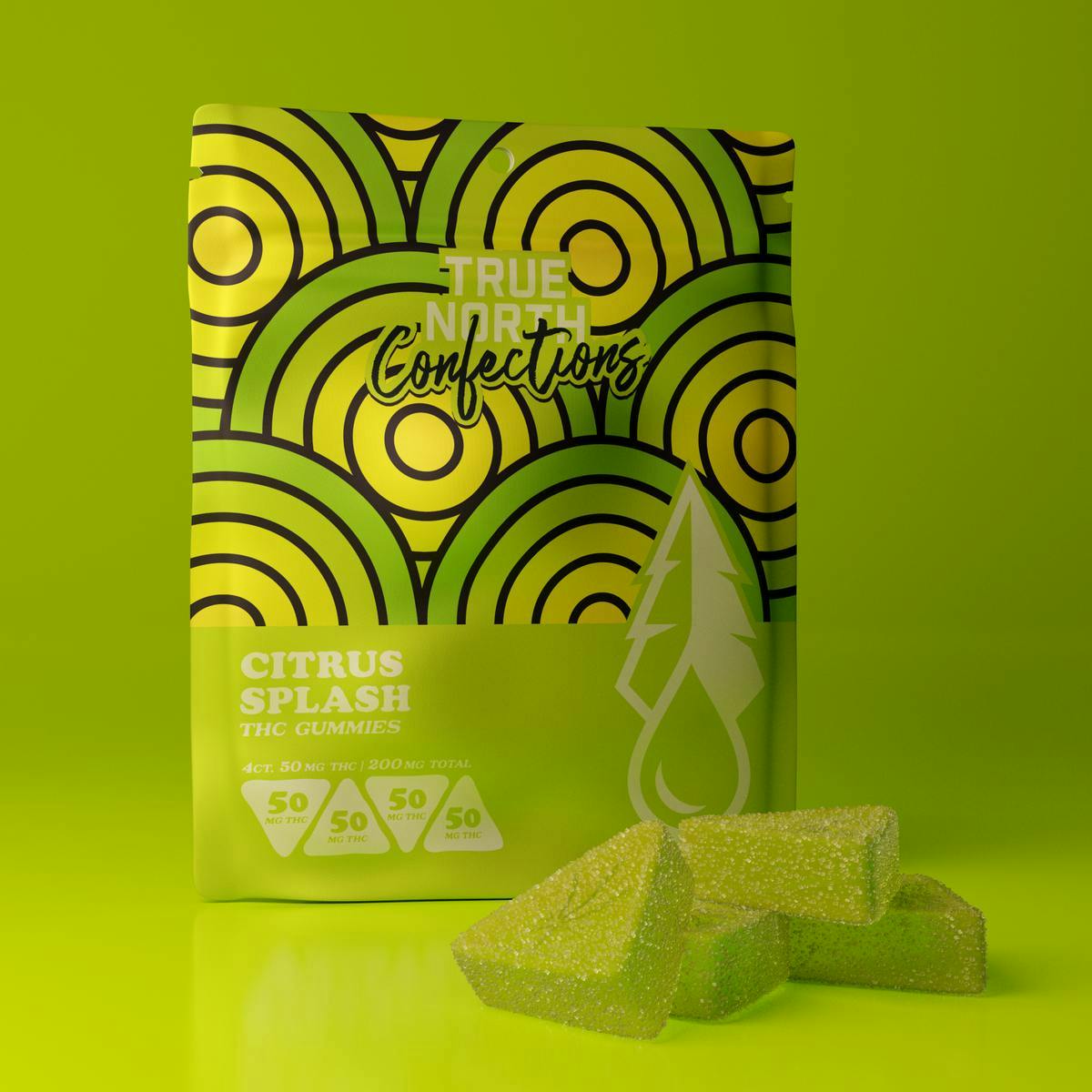 True North Collective MI - True North Collective | Citrus Splash Gummies | 200mg | 4ct | 50mg/ea - 1