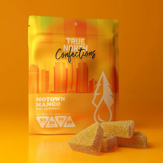 True North Collective MI - True North Collective | Motown Mango Gummies | 200mg | 4ct | 50mg/ea - 1