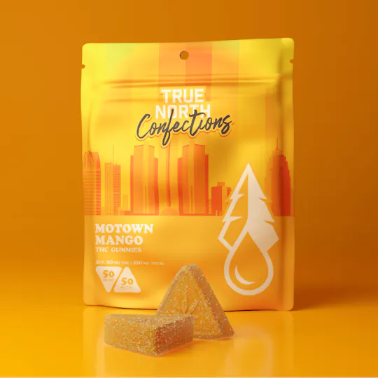 True North Collective MI - True North Collective | Motown Mango Gummies | 100mg | 2ct | 50mg/ea - 1