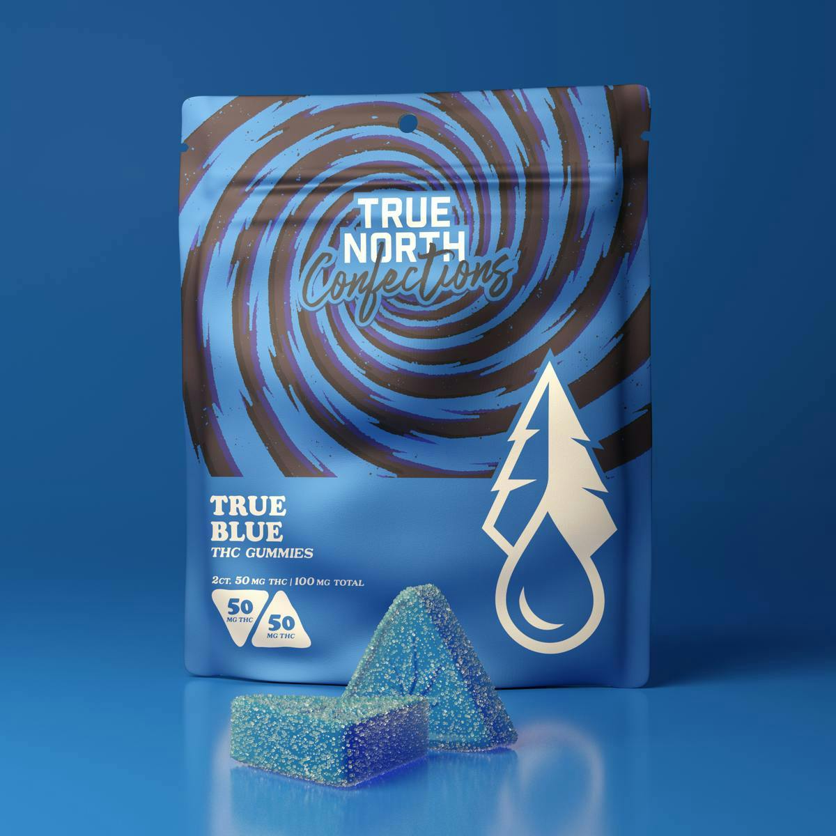 True North Collective MI - True North Collective | True Blue Gummies | 100mg | 2ct | 50mg/ea - 1