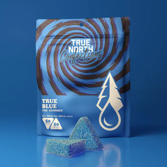 True North Collective MI - True North Collective | True Blue Gummies | 100mg | 2ct | 50mg/ea - 1