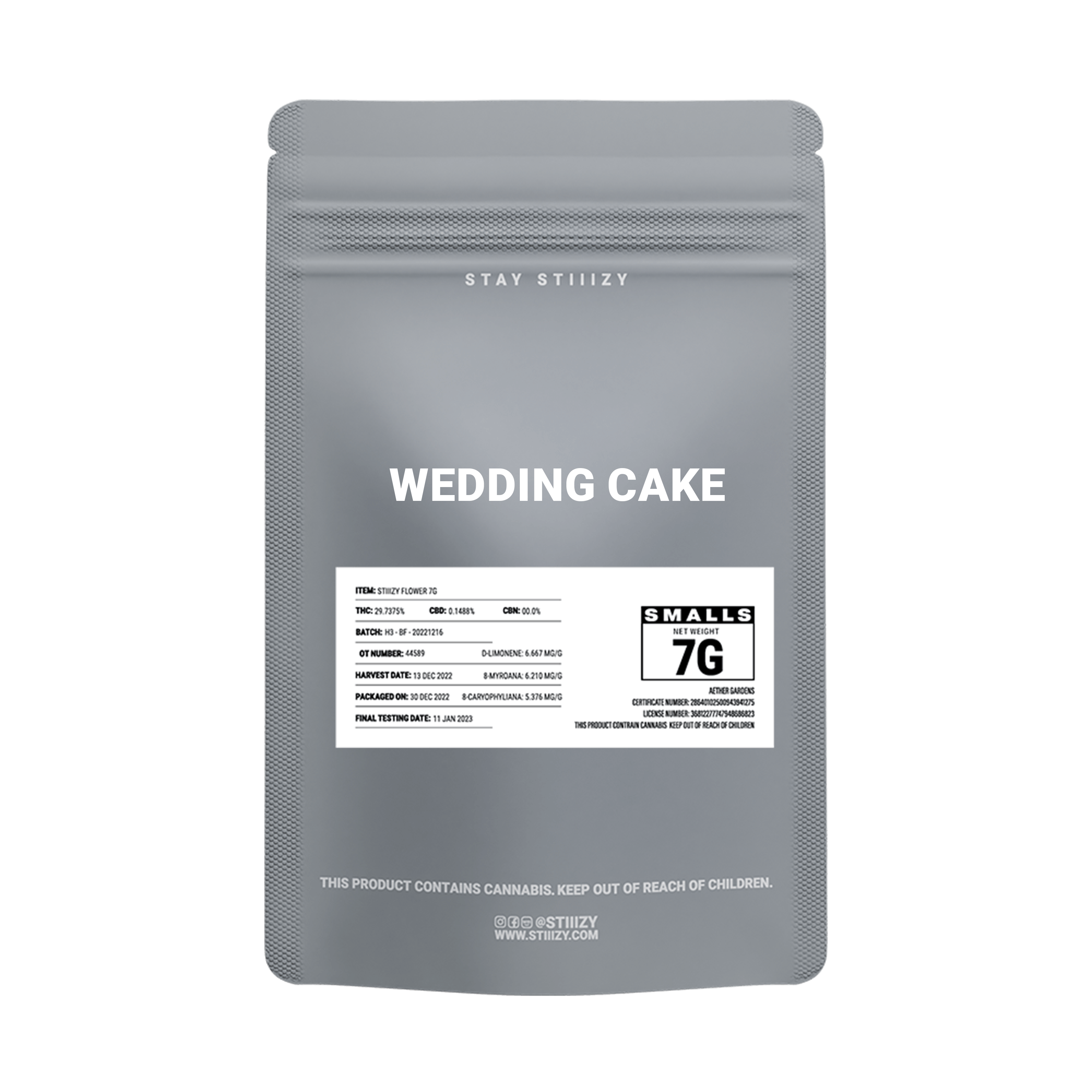 STIIIZY - WEDDING CAKE - 7G - 1