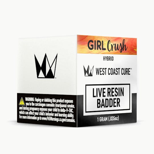 West Coast Cure - Girl Crush Live Resin Badder - 1