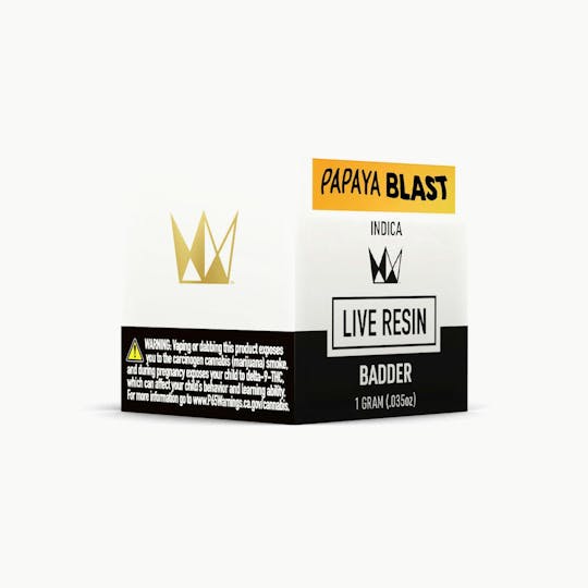 West Coast Cure - Papaya Blast Live Resin Badder - 1