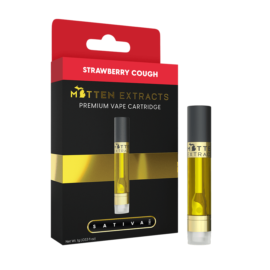 Mitten Extracts - Mitten Extracts | Strawberry Cough | Cartridge | 1g - 1
