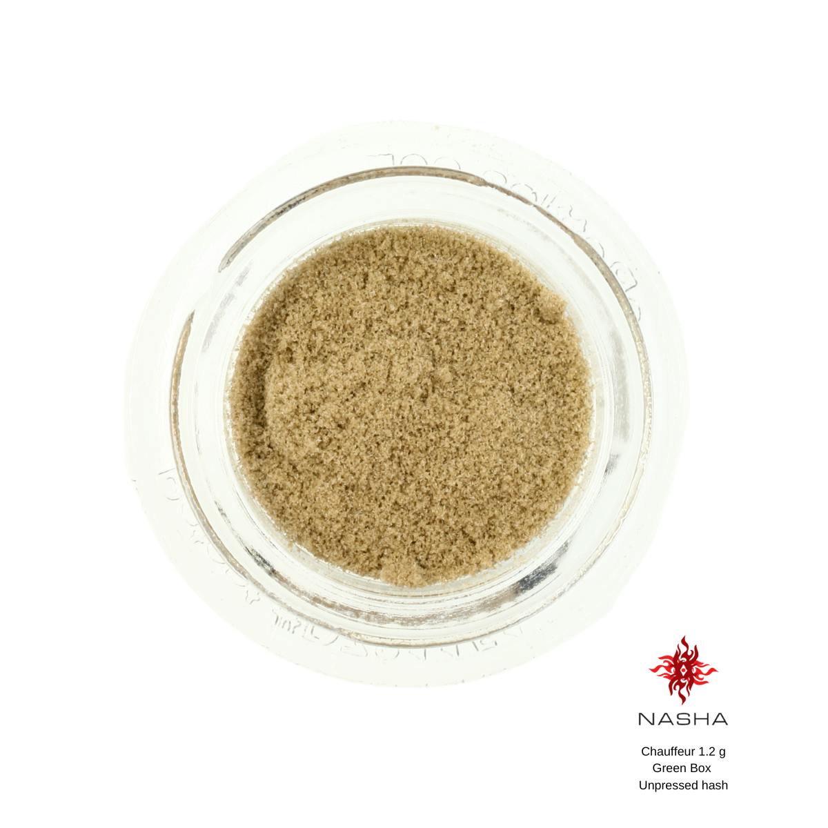 NASHA - Chauffeur 1.2g Green Unpressed Hash - 1