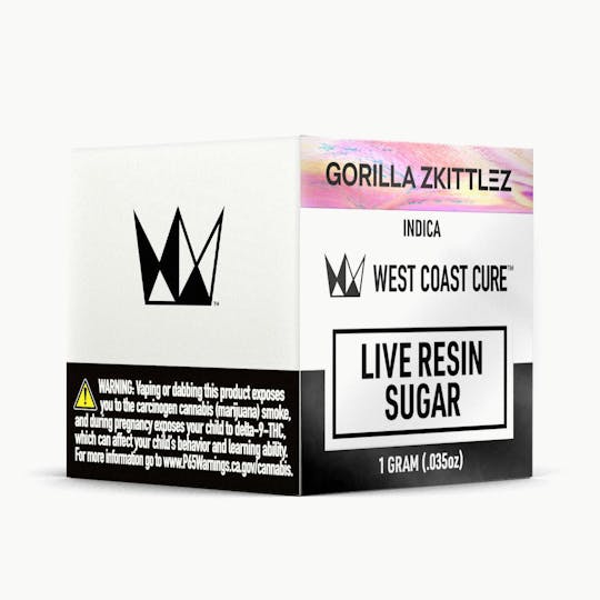 West Coast Cure - Gorilla Z Live Resin Sugar - 1