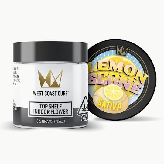 West Coast Cure - Lemon Scone - 3.5G Top Shelf Indoor Flower - 1
