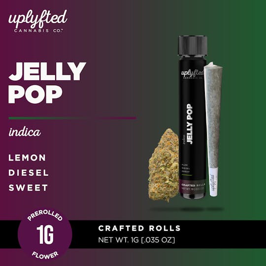 Uplyfted Cannabis Co - Jelly Pop 1g Pre-Roll - 1