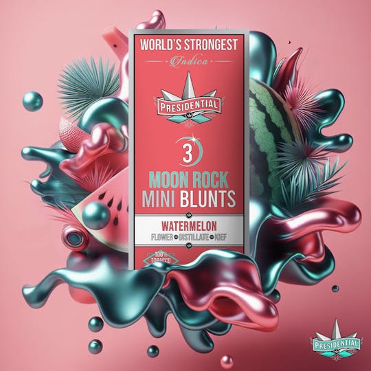 Presidential - Presidential Pee-Wee Moon Rock Blunts -Watermelon (2.1g) - 1