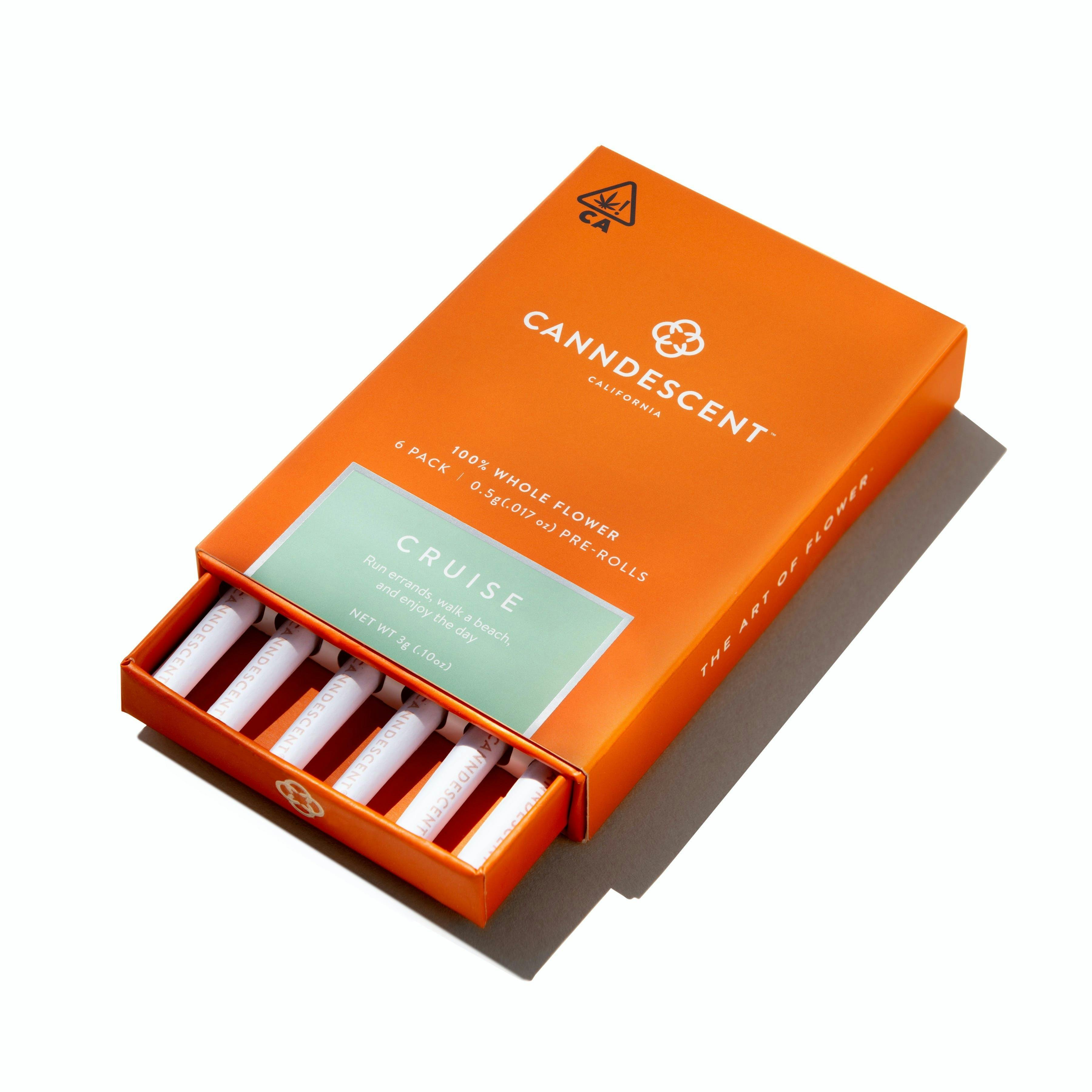 Canndescent - CRUISE - Iced Cherry Cookies [.5g 6-Pack Pre-Rolls] - 1