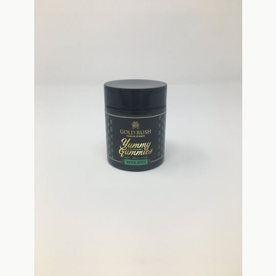 Gold Rush Premium Extracts - Mississippi - Gold Rush Green Apple Yummy Gummies 250mg-10pk - 1
