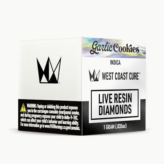 West Coast Cure - Garlic Cookies Live Resin Diamonds - 1
