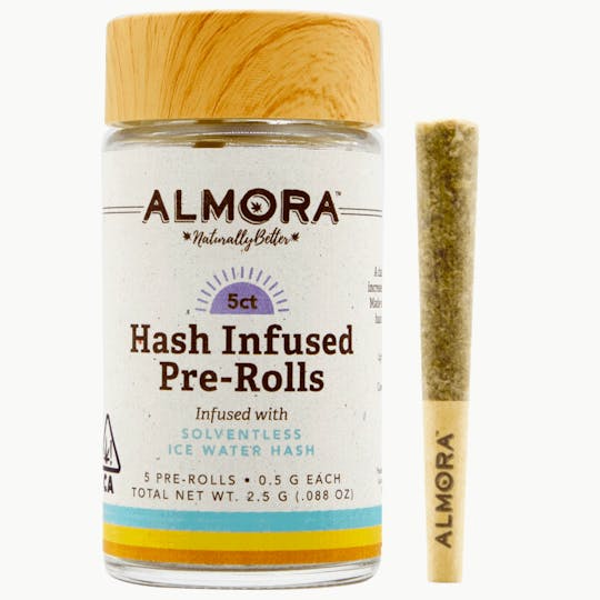 Almora - Wedding Cake Hash Infused PreRoll 5 Pack - 1