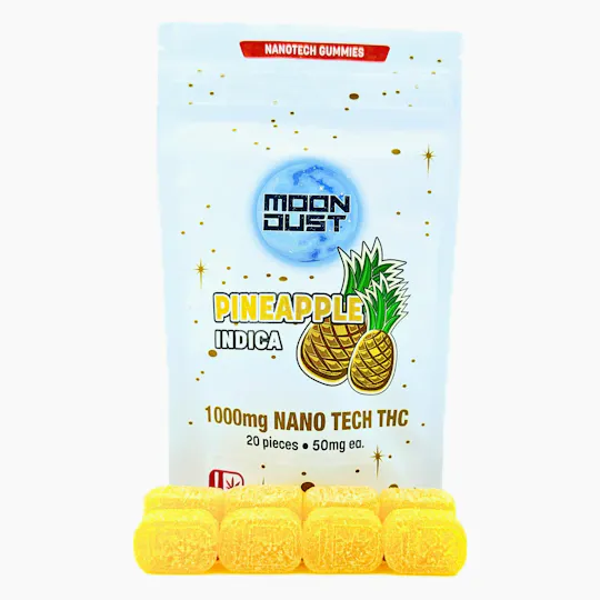 MOON DUST - Moon Dust | Pineapple Nano Gummies | 1000mg | 20ct | 50mg/ea - 1