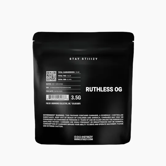 STIIIZY - RUTHLESS OG - 3.5G - 1