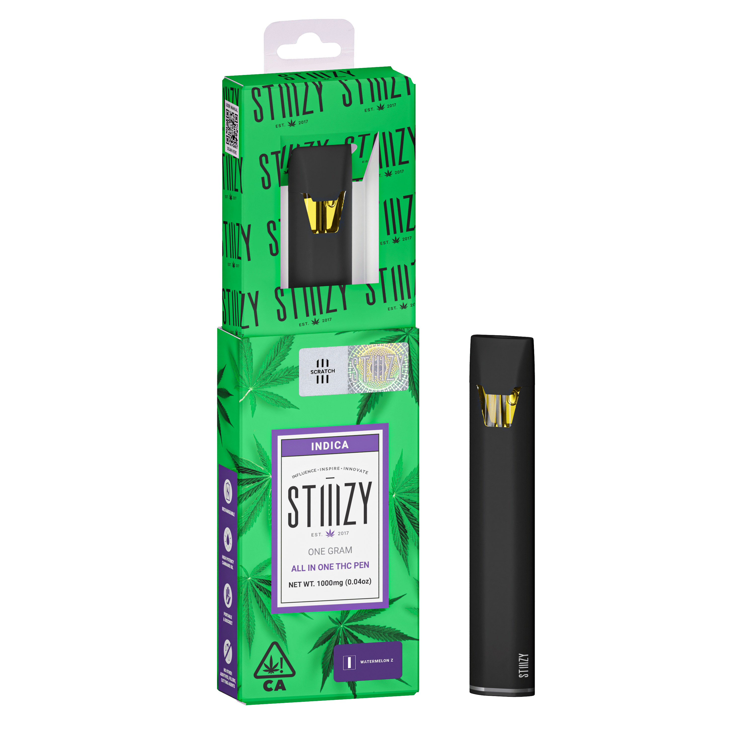 STIIIZY - Vape - WATERMELON Z 1G All-In-One - 1