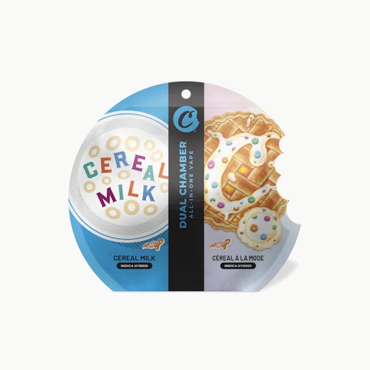 Cookies - Cookies - 1G Dual Chamber Vape - Cereal Milk/Cèreal À La Mode - 1