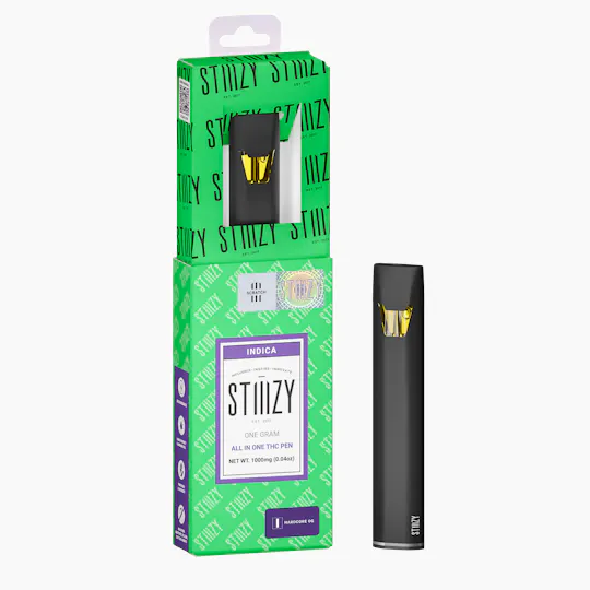STIIIZY - HARDCORE OG - ALL-IN-ONE 1G THC PEN - IL - 1