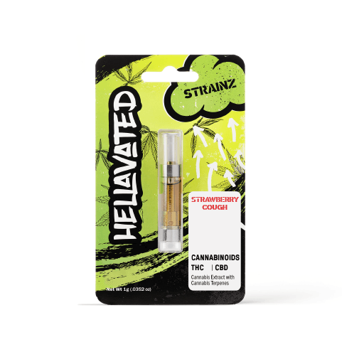Hellavated Strawberry Cough Strainz Cartridge 1g Weedmaps