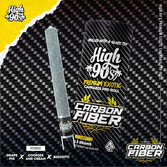 HIGH 90s - High 90s : Carbon Fiber 1.5g High Roller Pre-Roll - 1