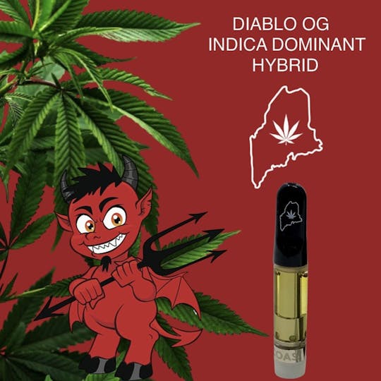 High Coast - High Coast 1G THC Cartridge - Diablo OG (Indica-Dominant Hybrid) - 1