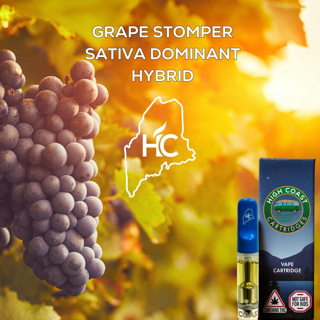 High Coast - High Coast 1G THC Cartridge - Grape Stomper (Sativa-Dominant Hybrid) - 1