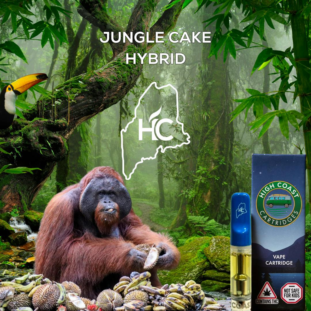 High Coast - High Coast 1G THC Cartridge - Jungle Cake (Hybrid) - 1