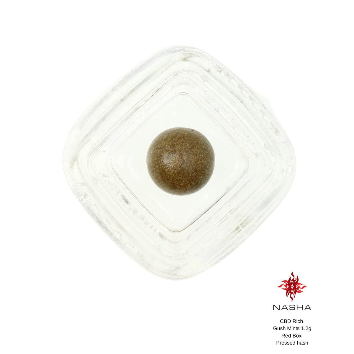 NASHA - CBD Rich Gush Mints 1.2g Red Pressed Hash - 1