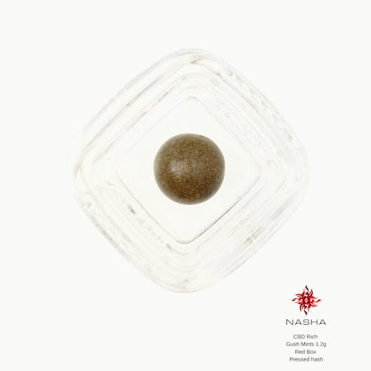 NASHA - CBD Rich Gush Mints 1.2g Red Pressed Hash - 1