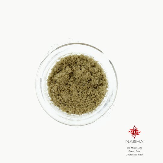 NASHA - Ice Mintz 1.2g Green Unpressed Hash - 1