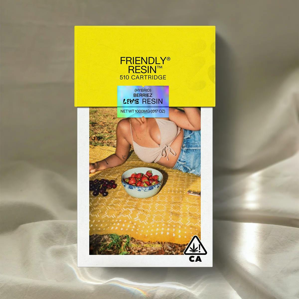 Friendly Brand - Berriez 1g Live Resin Cartridge - 1