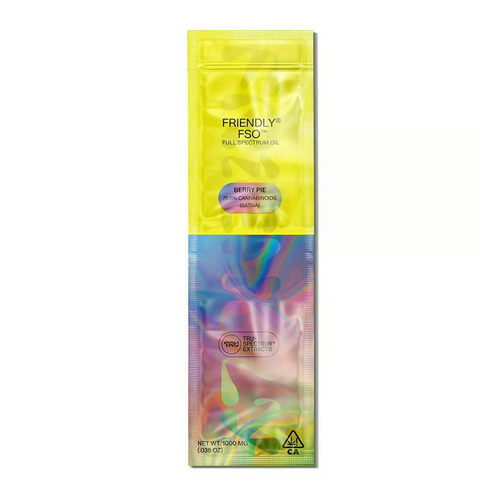 Friendly Brand - Friendly Brand | Live Resin Applicator | Berry Pie | Extract Oils | 1g - 1