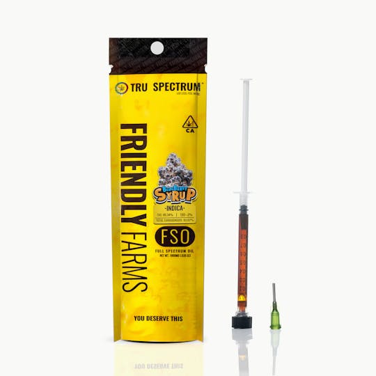 Friendly Brand - Blueberry Syrup 1g FSO - 1