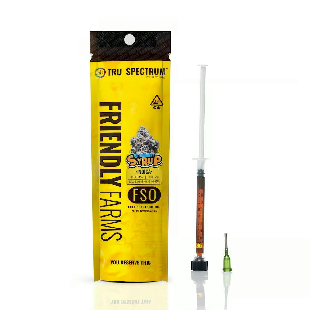 Friendly Brand - Friendly Brand | FSO Applicator | Blueberry Syrup | Extract Oils | 1g - 1