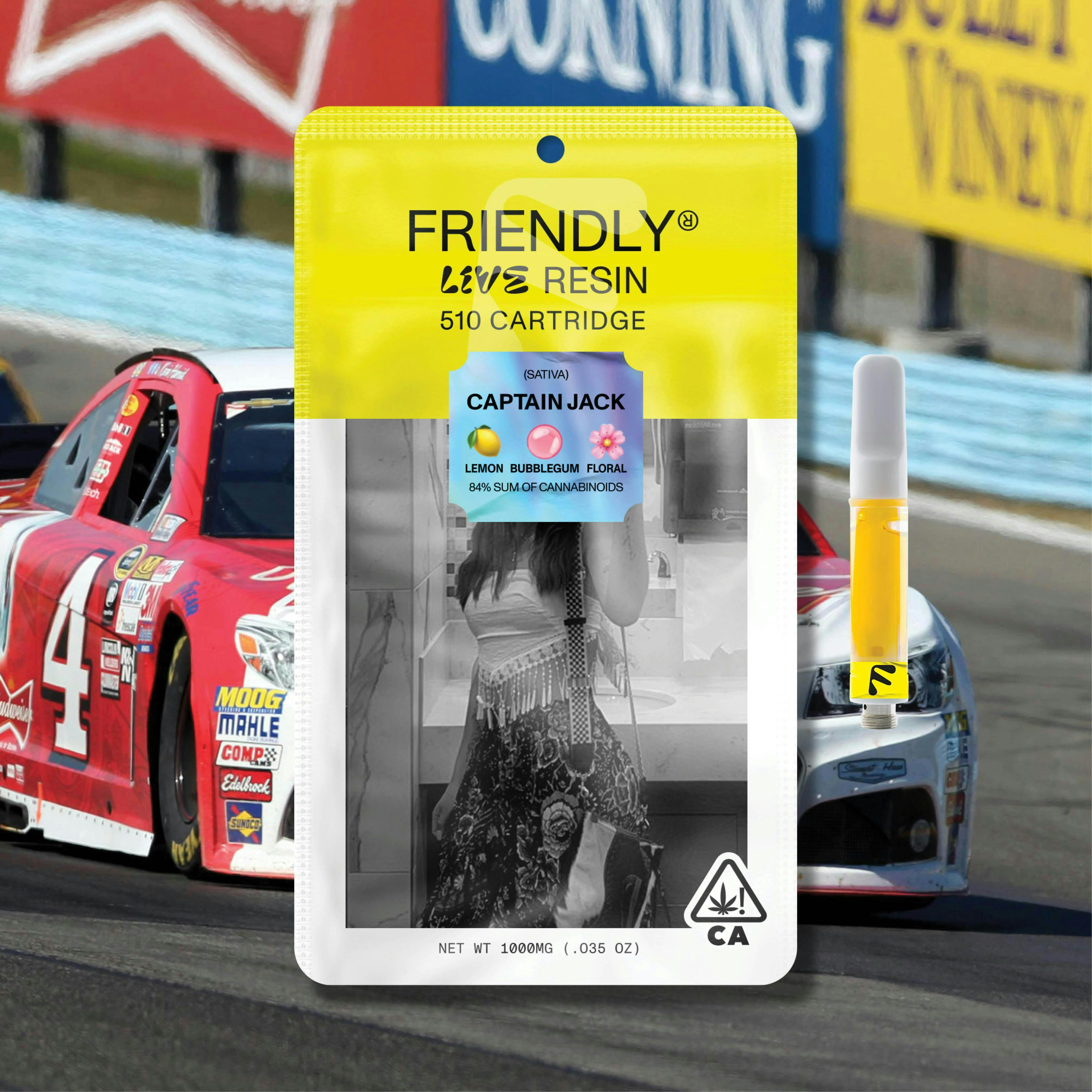 Friendly Brand - Friendly Brand | Captain Jack | Live Resin Cartridge | 1g - 1