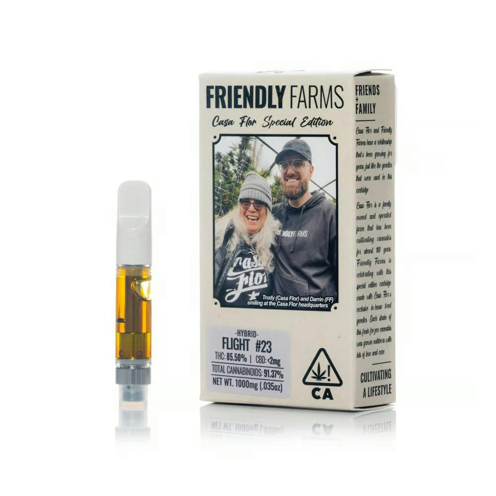 Friendly Brand - Friendly Brand x Casa Flor | Flight #23 | Live Resin Cartridge | 1g - 1