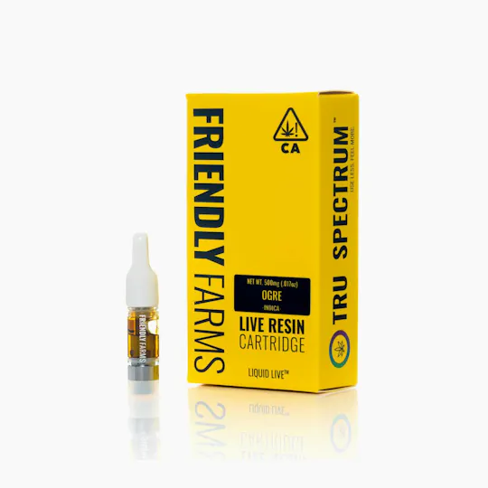 Friendly Brand - Friendly Brand | Haze Off #30 | Live Resin Cartridge | .5g - 1