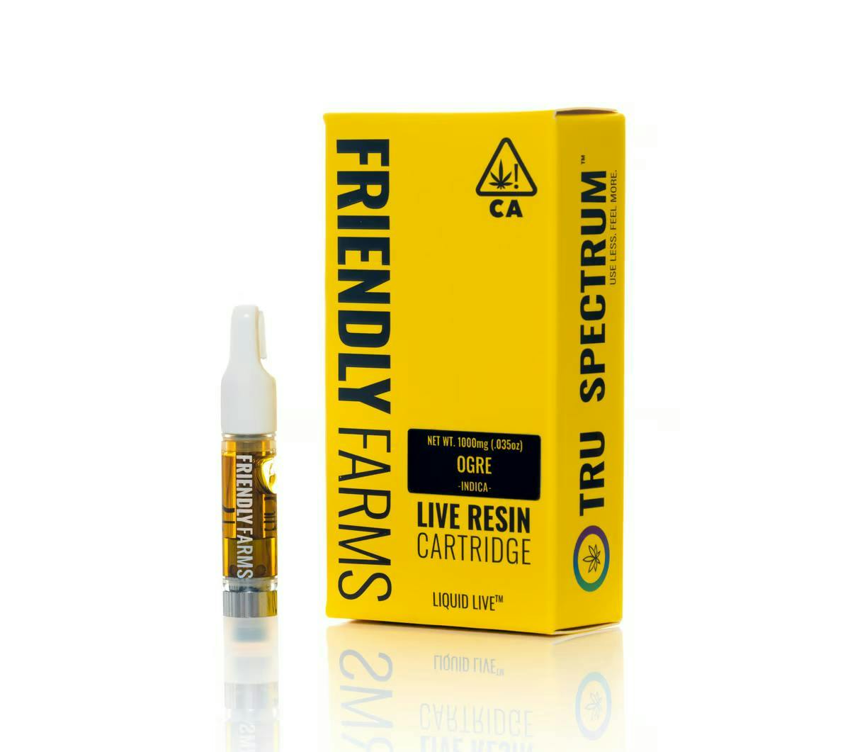 Friendly Brand - Friendly Brand | Haze Off #30 | Live Resin Cartridge | 1g - 1