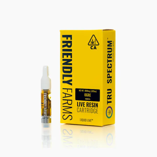 Friendly Brand - Friendly Brand | Haze Off #30 | Live Resin Cartridge | 1g - 1