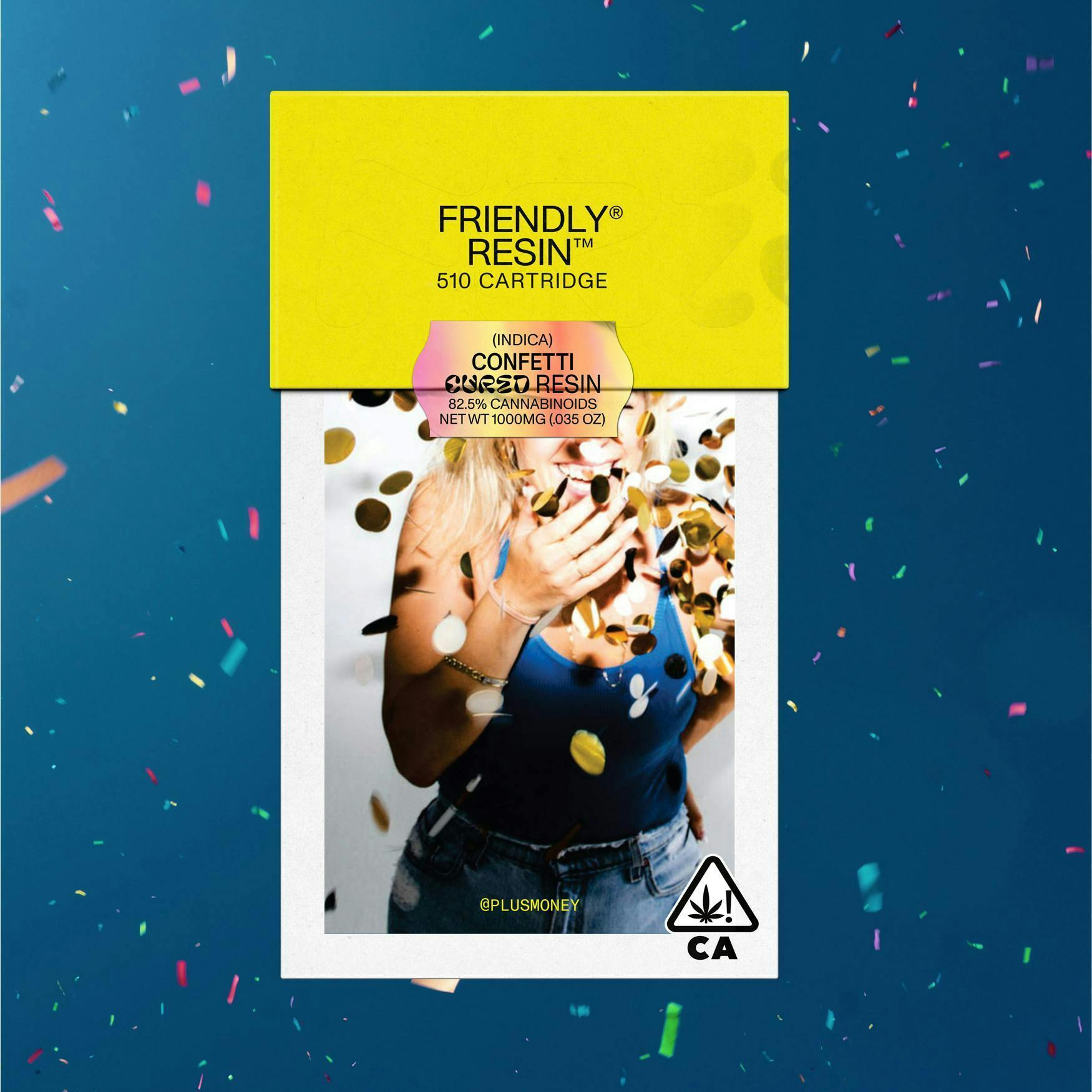 Friendly Brand - Friendly Brand | Confetti | Cured Resin Cartridge | 1g - 1