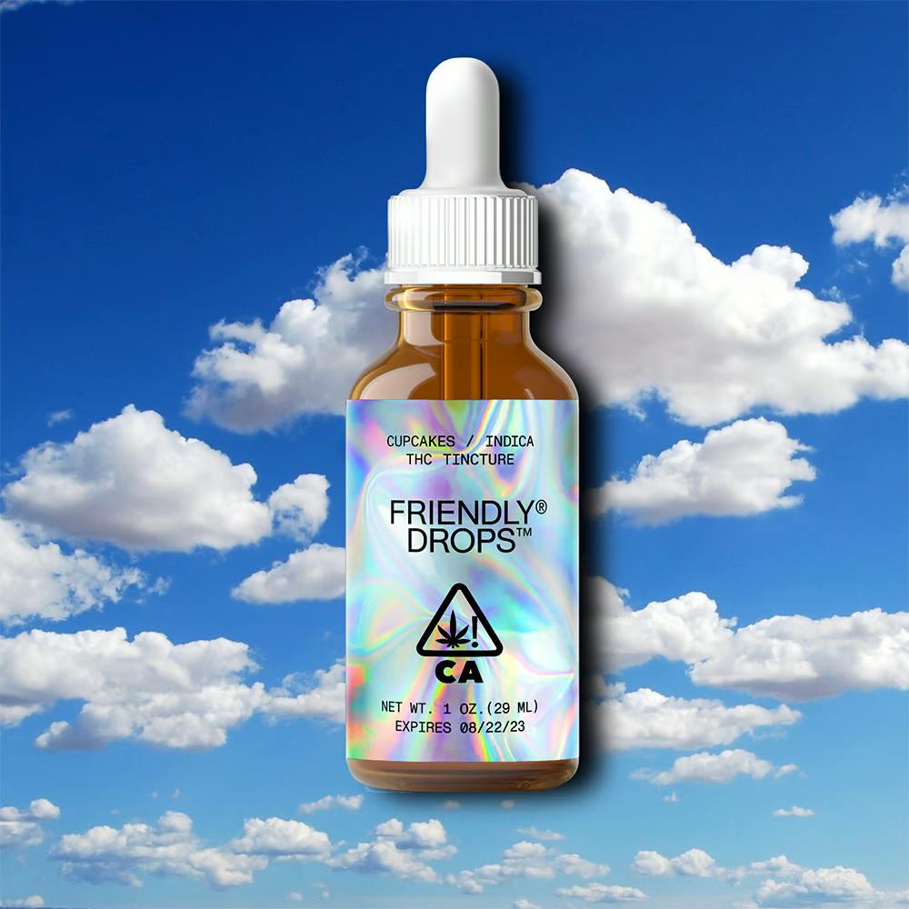 Friendly Brand - Cupcakes [1oz 1000mg] Friendly Drops - 1