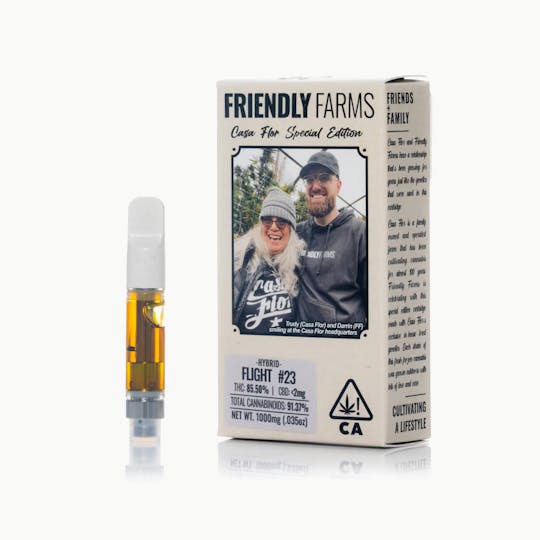 Friendly Brand - Flight #23 1g Live Resin Cartridge - 1