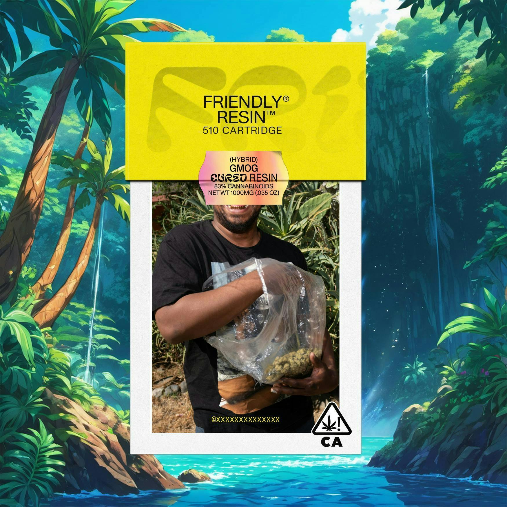 Friendly Brand - Friendly Brand | GMOG | Cured Resin Cartridge | 1g - 1