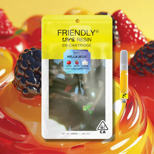 Friendly Brand - Friendly Brand | Hella Jelly | Live Resin Cartridge | 1g - 1