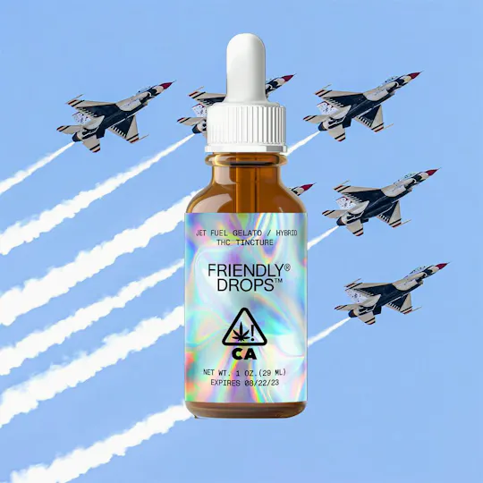 Friendly Brand - Friendly Brand | Drops | Jet Fuel Gelato | Tinctures | 1000mg | 30ml - 1