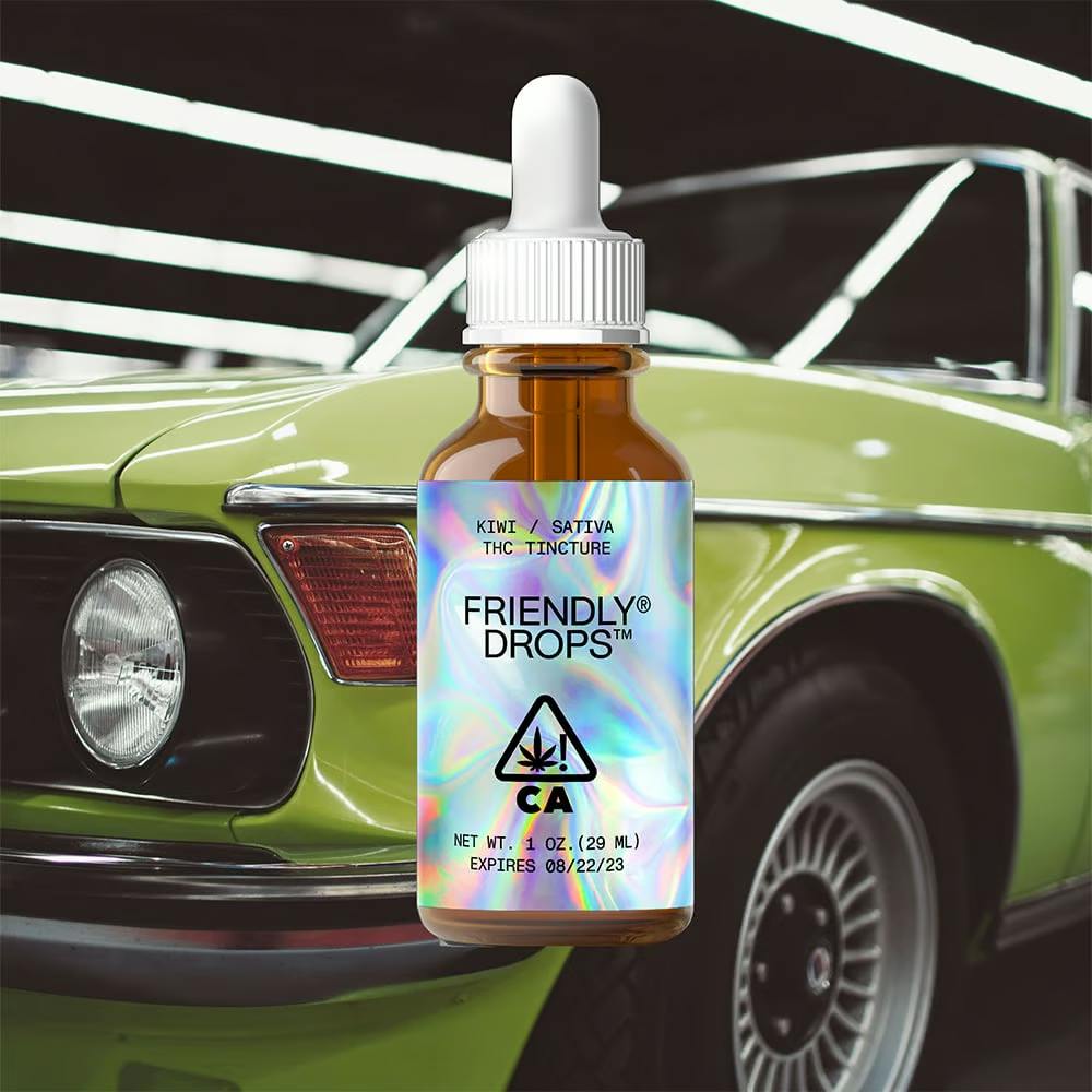 Friendly Brand - Kiwi [1oz] (1000mg) Friendly Drops - 1