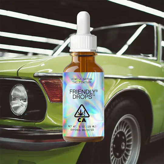 Friendly Brand - Friendly Brand | Friendly Drops | Kiwi | Tinctures | 1000mg | 30ml - 1